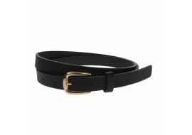 Curea dama, casual-eleganta, din piele ecologica, latime 1.8 cm, negru - CKD034